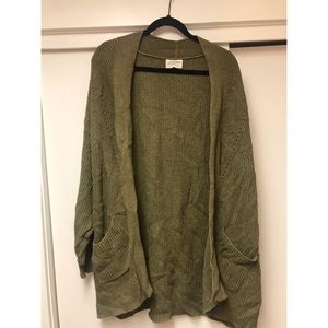 Green Universal Thread Cardigan